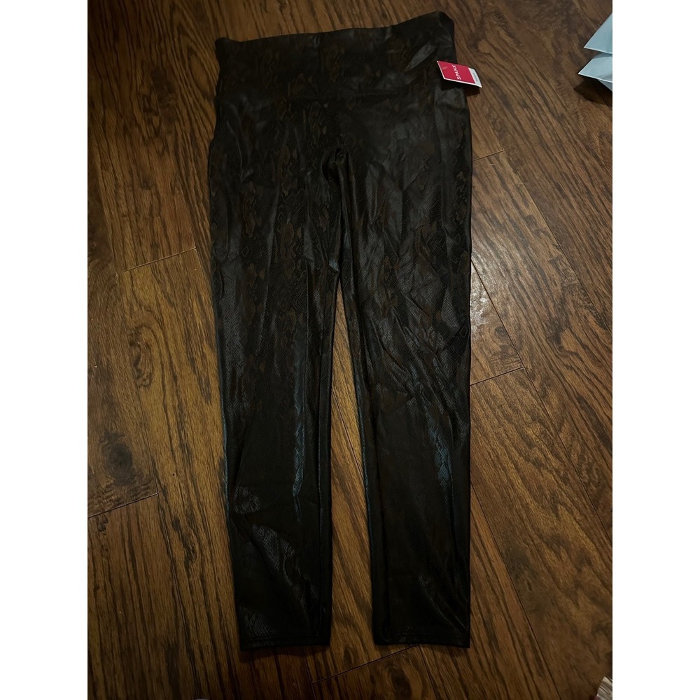 SPANX faux leather‎ leggings